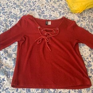 Red long sleeve